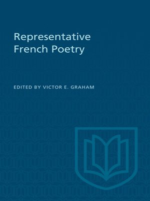 cover image of Representative French Poetry ()
